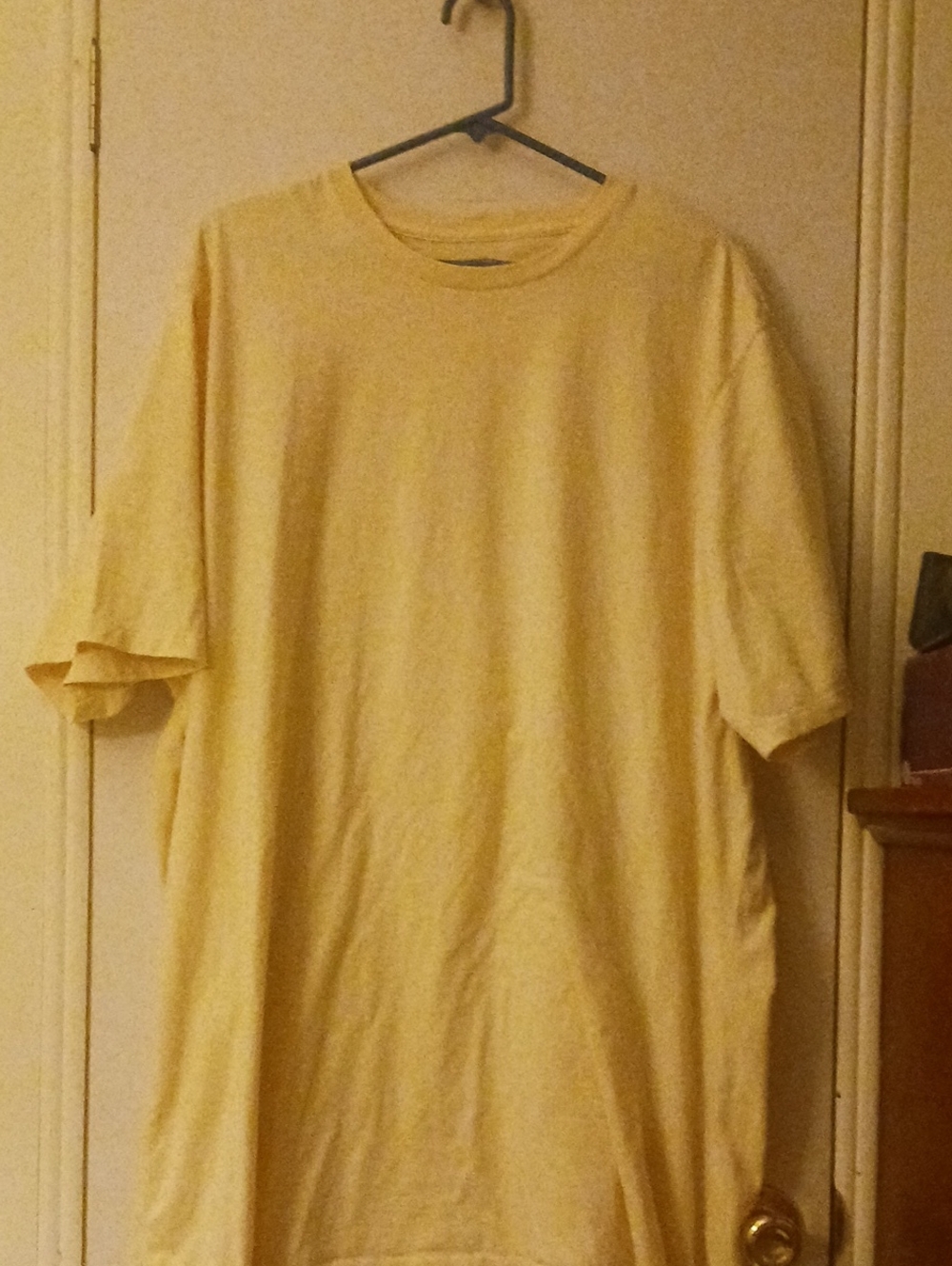 The Foundry Supply Co. Short Sleeve Crew Tee in Light Yellow